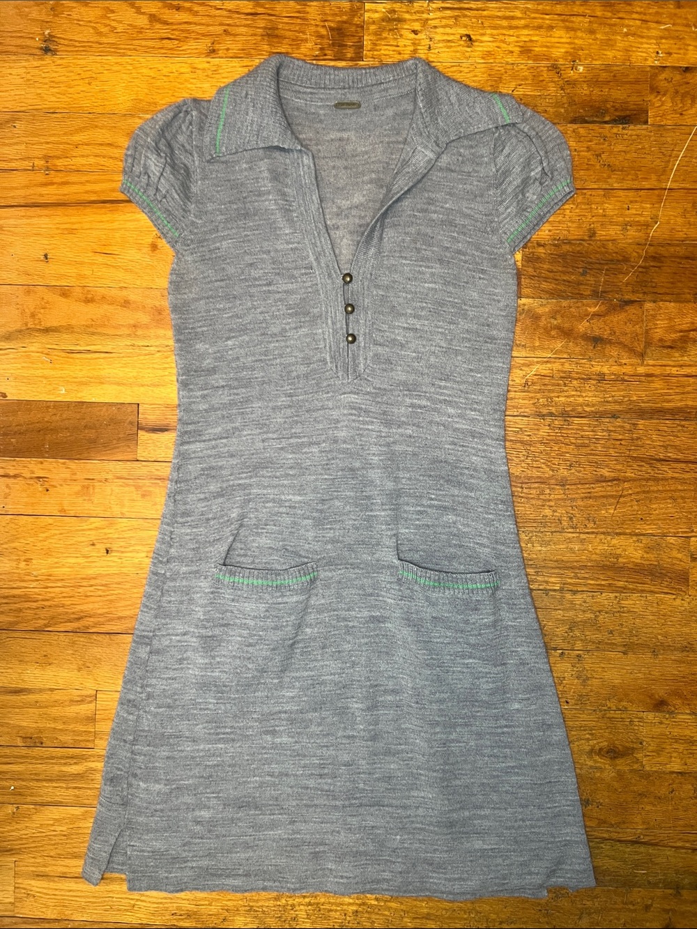 Free People | Heather Gray Knit Mini Dress